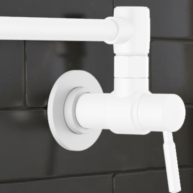 Click here to see Brizo RP61197MW Brizo Traditional Wall Mount Pot Filler Mounting Kit, Matte White - RP61197MW