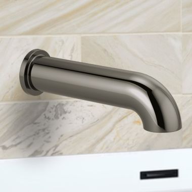 Click here to see Brizo RP81435BNX Brizo Essential Linear Round Non-Diverter Tub Spout, Brass, Brilliance Black Onyx - RP81435BNX