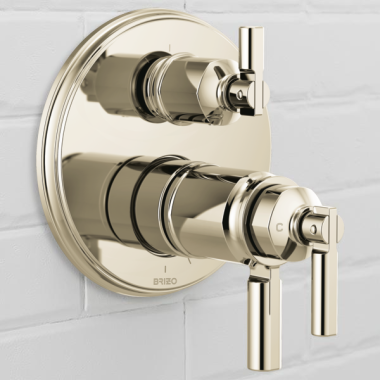 Click here to see Brizo RP101155PN Brizo Invari 3-Function Escutcheon Assembly, Brilliance Polished Nickel - RP101155PN