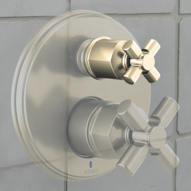 Click here to see Brizo RP101178PN Brizo Invari Cross Diverter Handle, Brilliance Polished Nickel - RP101178PN