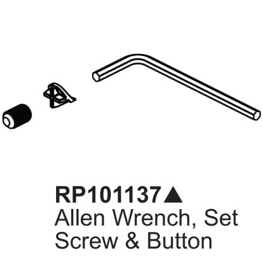 Click here to see Brizo RP101137SL Brizo Invari Screw-set and Cover for Roman Tub Faucet, Brilliance Luxe Steel - RP101137SL
