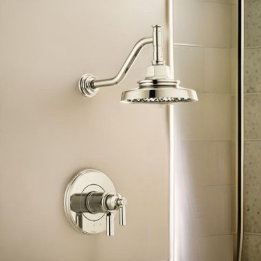 Click here to see Brizo T60276-PN Brizo Invari TempAssure Thermostatic Shower Faucet with Multi-Function Showerhead, 1.75 GPM, Brilliance Polished Nickel - T60276-PN