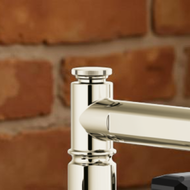 Click here to see Brizo RP101136PN Brizo Invari Roman Tub Filler Finial, Brilliance Polished Nickel - RP101136PN