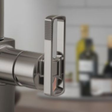 Click here to see Brizo HLB007-BNX-L Brizo Kintsu Bar Faucet Knob Handle Kit, Lumicoat Black Onyx - HLB007-BNX-L