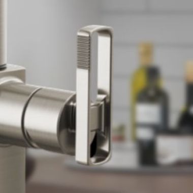 Click here to see Brizo HLB007-SS-L Brizo Kintsu Bar Faucet Knob Handle Kit, Lumicoat Stainless - HLB007-SS-L