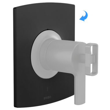 Click here to see Brizo RP101583BL Brizo Kintsu Escutcheon, Matte Black - RP101583BL