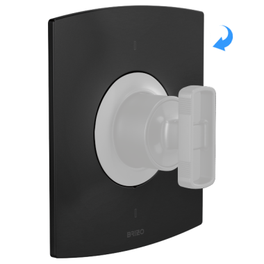 Click here to see Brizo RP101598BL Brizo Kintsu Escutcheon, Matte Black - RP101598BL