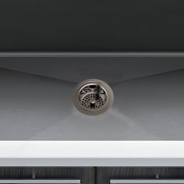 Click here to see Brizo 69052-BNX Brizo Kitchen Sink Flange and Strainer Kit, Brilliance Black Onyx - 69052-BNX