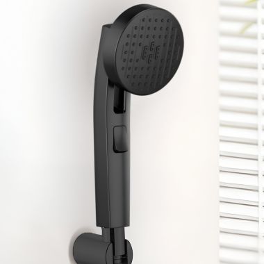 Click here to see Brizo 88006-BL Brizo Kintsu Multi-Function Handshower with Push-Button, Dual Check Valve, WaterSense, 1.75 GPM, Matte Black - 88006-BL