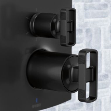 Click here to see Brizo HK75P06-BL Brizo Kintsu Pressure Balance Valve with Integrated Diverter Trim Knob Handle Kit, Matte Black - HK75P06-BL