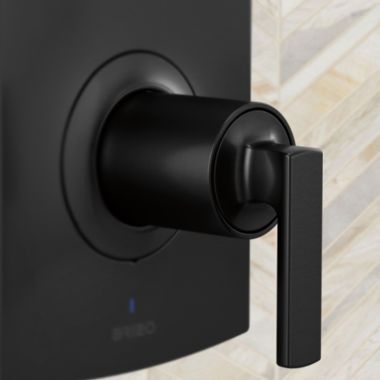 Click here to see Brizo HL60P06-BL Brizo Kintsu Pressure Balance Valve Trim Lever Handle Kit, Matte Black - HL60P06-BL