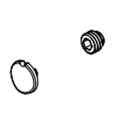 Click here to see Brizo RP101597PC Brizo Kintsu Set Screw and Button Cover, Polished Chrome- RP101597PC