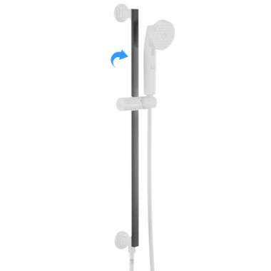 Click here to see Brizo RP101580BL Brizo Kintsu Slide Bar Assembly with Adjustable Handshower Holder, Matte Black - RP101580BL