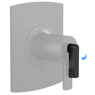 Click here to see Brizo RP101589BL Brizo Kintsu Temperature Control Lever Handle Assembly, Matte Black - RP101589BL