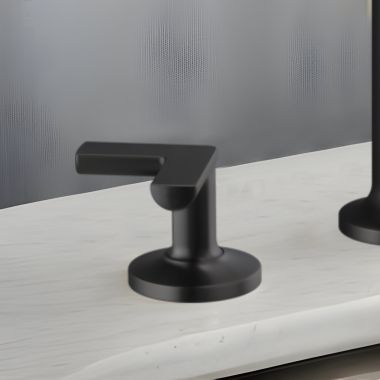 Click here to see Brizo HX5306-BL Brizo Metal Cross Handle Kit for Kintsu Widespread Lavatory Faucet, ADA, Matte Black - HX5306-BL