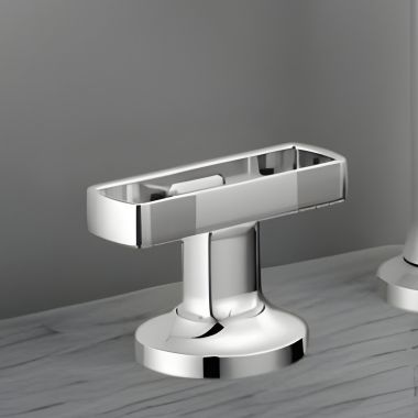 Click here to see Brizo HK007-PC-L Brizo Kintsu Knob Handle Kit for Widespread Pull-Down Kitchen Faucet, Lumicoat Polished Chrome - HK007-PC-L