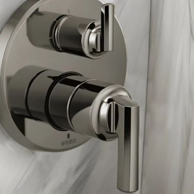 Click here to see Brizo HL75P98-BNX Brizo Levoir Lever Handle Kit for Pressure Balance Valve with Integrated Diverter Trim, Brilliance Black Onyx - HL75P98-BNX