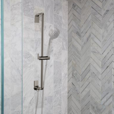 Click here to see Brizo RP100435BNX Brizo Levoir Slide Bar Assembly with Adjustable Handshower Holder, Brilliance Black Onyx - RP100435BNX