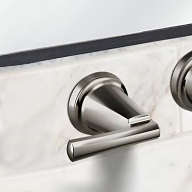 Click here to see Brizo HL5898-BNX Brizo Levoir Wall Mount Lavatory Faucet Lever Handle Kit, ADA, Brilliance Black Onyx - HL5898-BNX