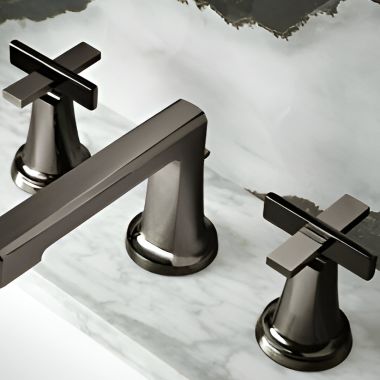 Click here to see Brizo HX5398-BNX Brizo Levoir Widespread Lavatory Faucet High Cross Handle Kit, ADA, Brilliance Black Onyx - HX5398-BNX