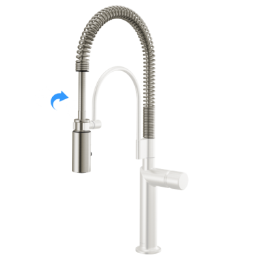 Click here to see Brizo RP101728SS Brizo Odin Semi-Professional Faucet Spring and Sprayer Assembly, Brilliance Stainless - RP101728SS