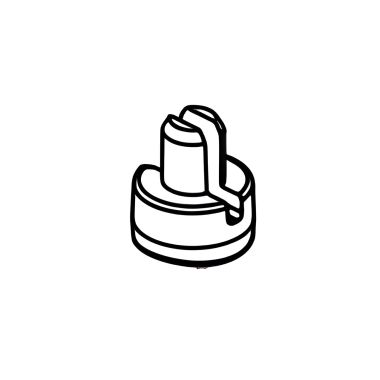 Click here to see Brizo RP101246BNX-L Brizo Tulham Button for Beverage Faucet, Lumicoat Black Onyx - RP101246BNX-L