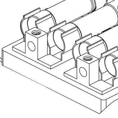 Click here to see Brizo EP103864 Brizo Fuse Block for Brizo Steam Shower, 3-Pole, 6-Fuse, 60 A - EP103864