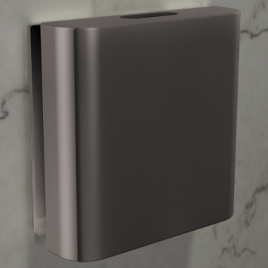 Click here to see Brizo RP103316BNXL Brizo Mystix Contemporary Square Steam Head, Brilliance Black Onyx - RP103316BNXL