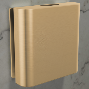 Click here to see Brizo RP103316GLL Brizo Mystix Contemporary Square Steam Head, Brilliance Luxe Gold - RP103316GLL