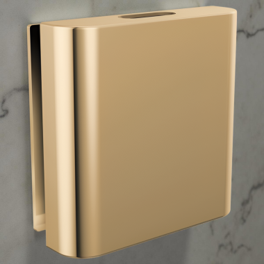 Click here to see Brizo RP103316PGL Brizo Mystix Contemporary Square Steam Head, Brilliance Polished Gold - RP103316PGL