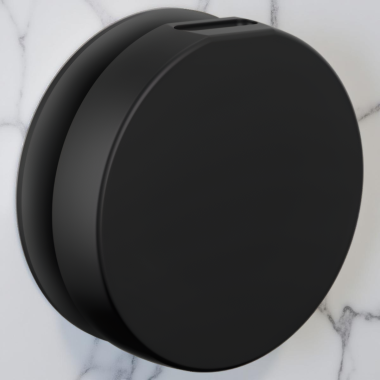 Click here to see Brizo RP103313BL Brizo Mystix Contemporary Round Steam Head, Matte Black - RP103313BL