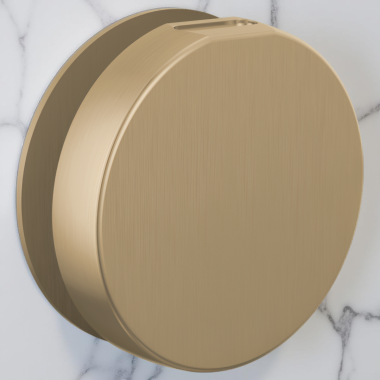 Click here to see Brizo RP103313GLL Brizo Mystix Contemporary Round Steam Head, Brilliance Luxe Gold - RP103313GLL