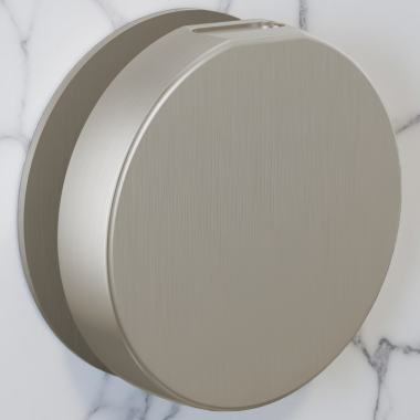 Click here to see Brizo RP103313NKL Brizo Mystix Contemporary Round Steam Head, Brilliance Luxe Nickel - RP103313NKL