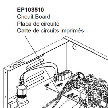 Click here to see Brizo EP103510 Brizo PCB Assembly for Brizo Steam Shower, 6 Relay - EP103510