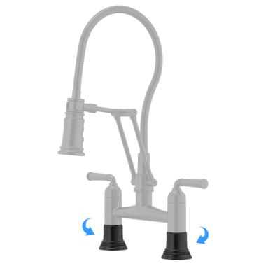 Click here to see Brizo RP100573BL Brizo Rook Base and Gasket, Matte Black - RP100573BL