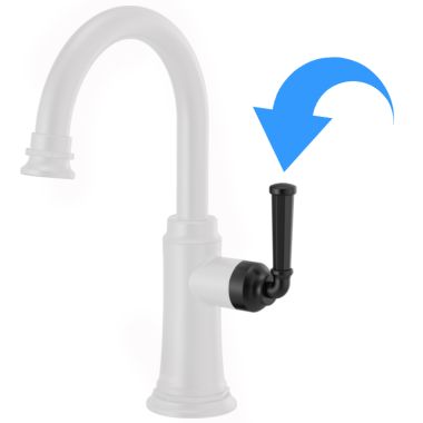 Click here to see Brizo RP101245BL Brizo Rook Beverage Faucet Lever Handle Kit, Matte Black - RP101245BL