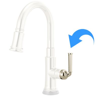 Click here to see Brizo RP100568PN Brizo Rook Pull-Down Kitchen/Prep Faucet Lever Handle Kit, Brilliance Polished Nickel - RP100568PN