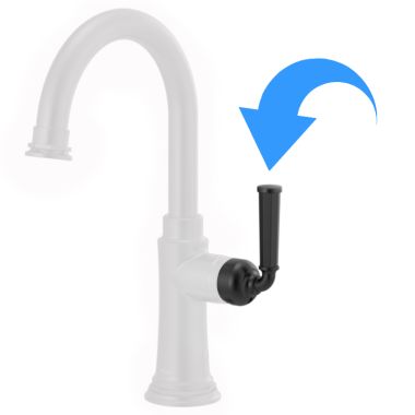 Click here to see Brizo RP100588BL Brizo Rook Bar Faucet Lever Handle Kit, Matte Black - RP100588BL