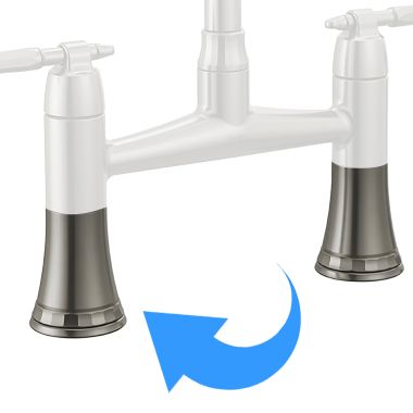 Click here to see Brizo RP101796SL Brizo Tulham Base and Gasket For Bridge Kitchen Faucet, Brilliance Luxe Steel - RP101796SL