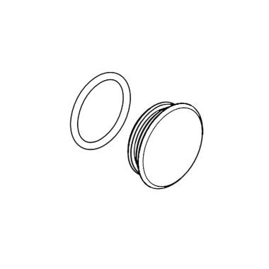 Click here to see Brizo RP101791SS Brizo Tulham Instant Hot Faucet Handle Cap and O-Ring Assembly, Brilliance Stainless - RP101791SS