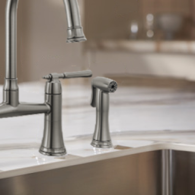 Click here to see Brizo RP101794SL Brizo Tulham Bridge Kitchen Faucet Spray and Hose Assembly, Brilliance Luxe Steel - RP101794SL