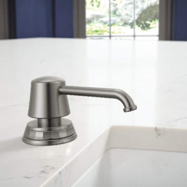 Click here to see Brizo RP101658SL Brizo Tulham Soap/Lotion Dispenser, Brilliance Luxe Steel - RP101658SL