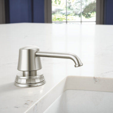 Click here to see Brizo RP101658SS Brizo Tulham Soap/Lotion Dispenser, Brilliance Stainless - RP101658SS