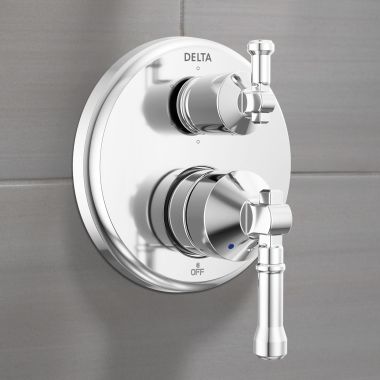 Click here to see Delta T24984-PR Delta Broderick 14 Series Monitor Integrated Diverter Trim, 6-Setting, ADA, MultiChoice Valve, Lumicoat Chrome - T24984-PR