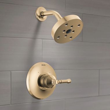 Click here to see Delta T14284-CZ-PR Delta Broderick 14 Series Monitor Shower Trim, TouchClean, H2Okinetic, ADA, 1.75 GPM, Lumicoat Champagne Bronze - T14284-CZ-PR