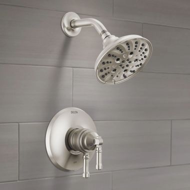 Click here to see Delta T17284-SS-PR Delta Broderick Monitor 17 Series Shower Trim, TouchClean, H2okinetic, ADA, 1.75 GPM, Lumicoat Stainless - T17284-SS-PR