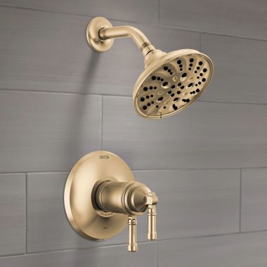 Click here to see Delta T17T284-CZ-PR Delta Broderick Monitor 17T Series Shower Trim, TouchClean, H2Okinetic, ADA, MultiChoice Valve, Lumicoat Champagne Bronze - T17T284-CZ-PR