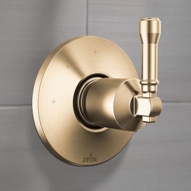 Click here to see Delta T11884-CZ-PR Delta Broderick 3-Function Diverter Trim, ADA, Lumicoat Champagne Bronze - T11884-CZ-PR