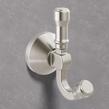 Click here to see Delta 78435-SS Delta Broderick Double Robe Hook, Stainless - 78435-SS