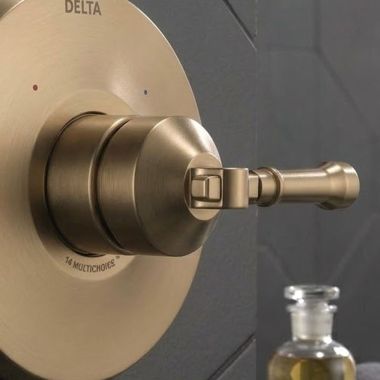 Click here to see Delta RP103745CZPR Delta Broderick Handle Assembly for T14084 Valve Trim, Lumicoat Champagne Bronze - RP103745CZPR